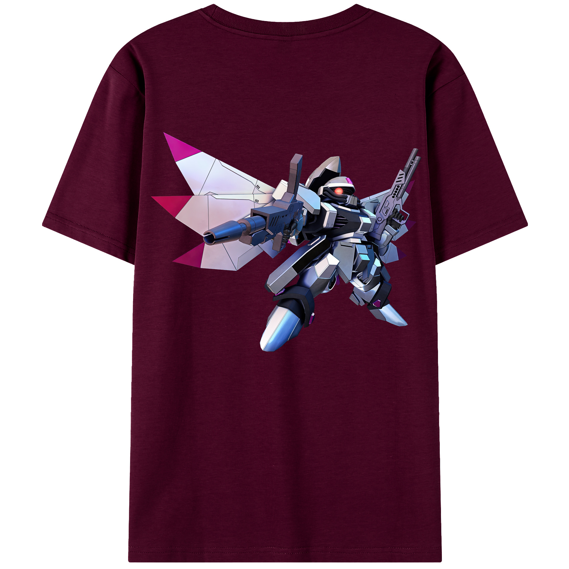 （画像用） 機動戦士ガンダム Mobile Suit Gundam レディース半袖Tシャツ(バックプリント)